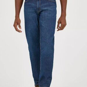 NWOT Lee Men's Cotton Regular Fit Straight Leg Heavyweight Blue Jeans 34x29